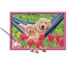 Numéro d'Art grand format - Labrador et tulipes -4005556235988 - Ravensburger