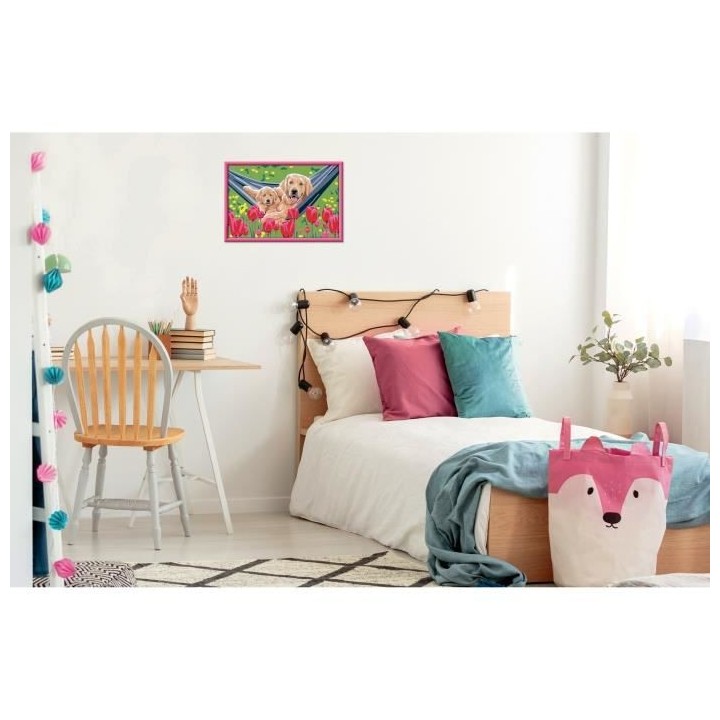 Numéro d'Art grand format - Labrador et tulipes -4005556235988 - Rave