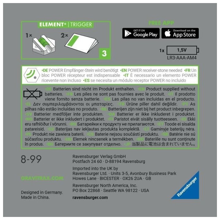 Gravitrax POWER - Elément Trigger -4005556262021 - Ravensburger