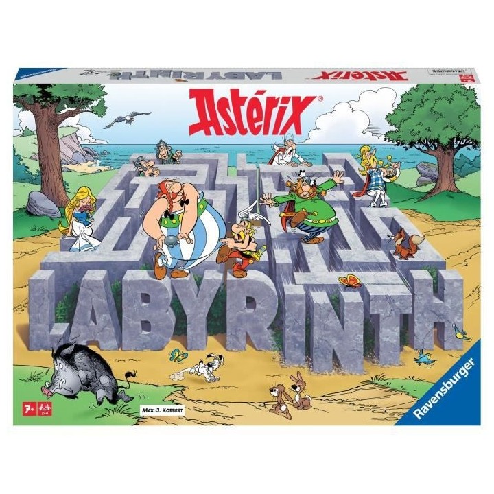 Labyrinthe Astérix - Jeu de plateau Enfant et Famille - 27350 - Des 7
