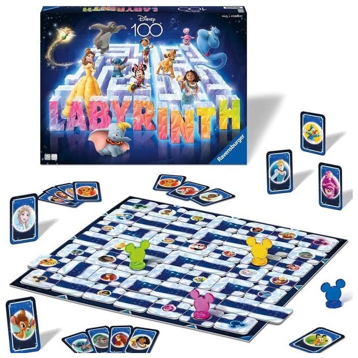 Labyrinthe Disney 100eme anniversaire - Jeu de plateau - 4005556274604