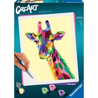 CreArt - grand - Girafe - Ravensburger - Coffret complet - Peinture au