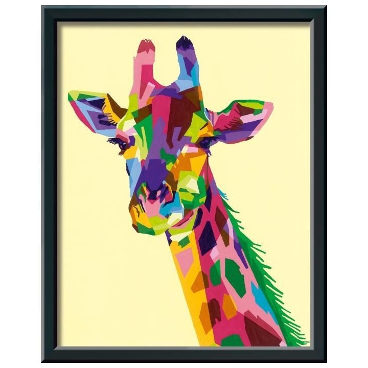 CreArt - grand - Girafe - Ravensburger - Coffret complet - Peinture au