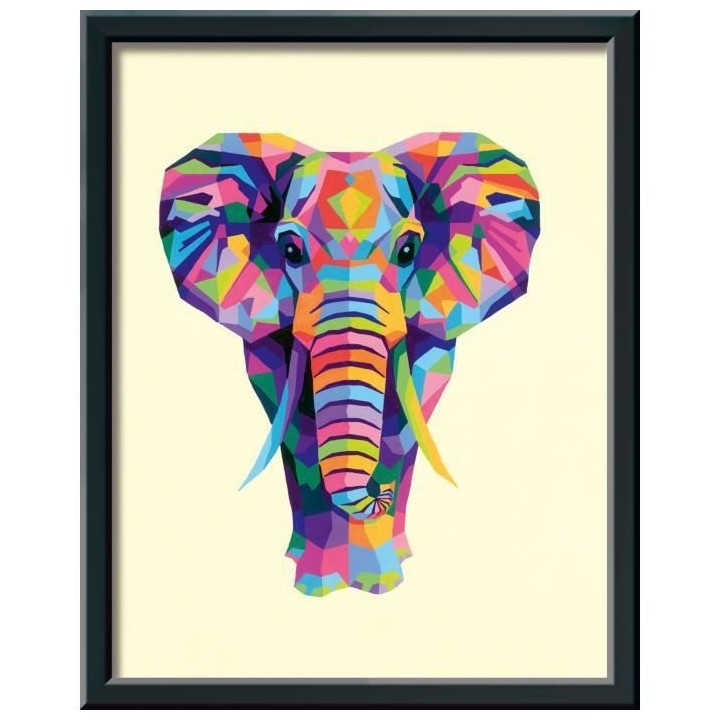 CreArt - grand - Elephant - Ravensburger - Coffret complet - Peinture
