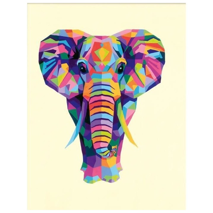 CreArt - grand - Elephant - Ravensburger - Coffret complet - Peinture
