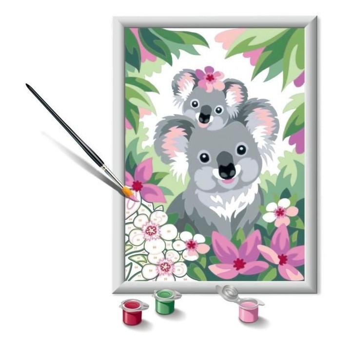 Numéro d'art - moyen - Maman koala et son bébé - Ravensburger