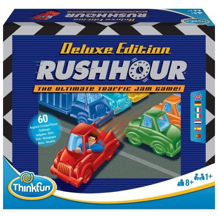 Rush Hour Deluxe - Ravensburger - Casse-tete Think Fun - 60 défis 5 n