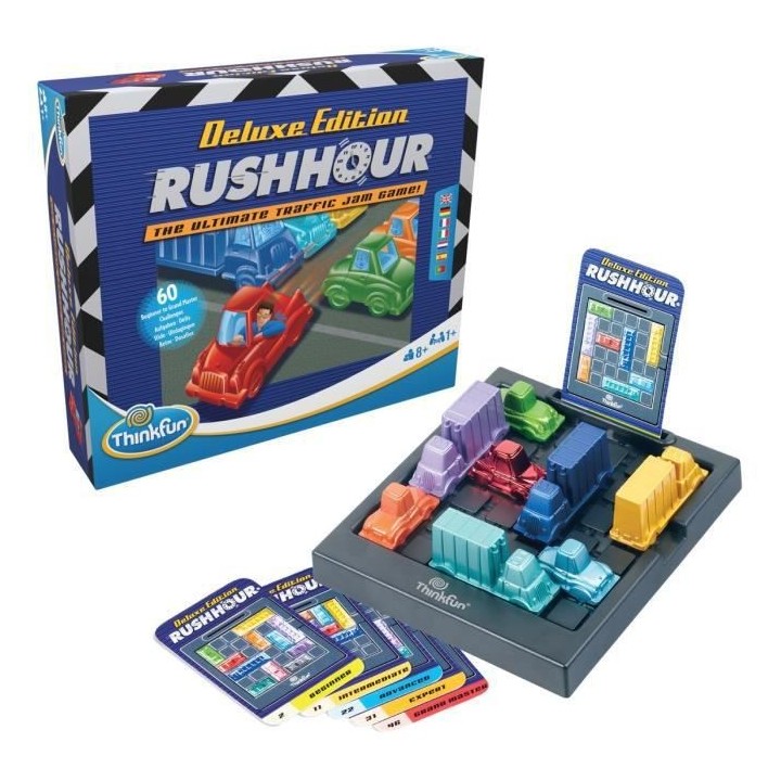 Rush Hour Deluxe - Ravensburger - Casse-tete Think Fun - 60 défis 5 n