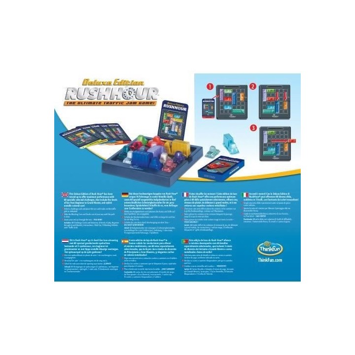 Rush Hour Deluxe - Ravensburger - Casse-tete Think Fun - 60 défis 5 n