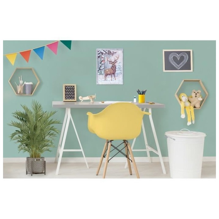 Numéro d'art - moyen format - Cerf romantique - Ravensburger - Kit co