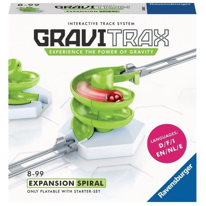 GraviTrax Bloc d'action Spirale - Jeu de construction STEM - Circuit d