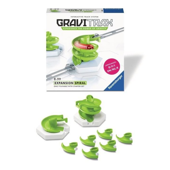 GraviTrax Bloc d'action Spirale - Jeu de construction STEM - Circuit d