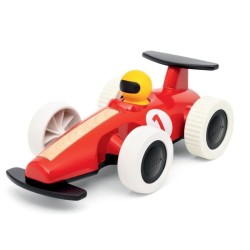 Grande voiture de course a rétrofriction - Jouet d'éveil premier age -7312350303087 - Brio World