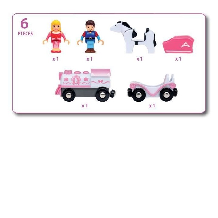 Train électrique a piles Belle au bois dormant -7312350322576 - Brio