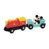 DISNEY Brio Train a pile Mickey Mouse - Train sans pile pour circuit de train en bois - Ravensburger - Des 3 ans - 32265