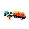 DISNEY Brio Train a pile Mickey Mouse - Train sans pile pour circuit de train en bois - Ravensburger - Des 3 ans - 32265