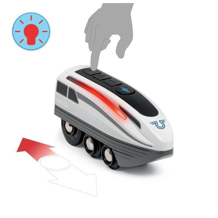 Train électrique Locomotive a piles Super Rapide -7312350360035 - Bri