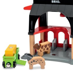 Grange des animaux - Accessoire pour circuit de train en bois -7312350360127 - Brio World