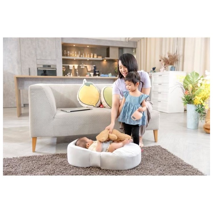 RED CASTLE, Cocoonababy, réducteur de lit, gris perle