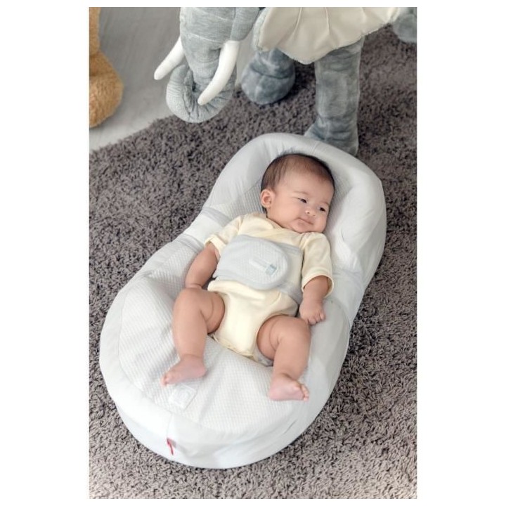 RED CASTLE, Cocoonababy, réducteur de lit, gris perle