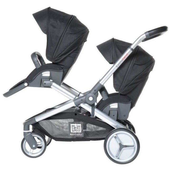 RED CASTLE Poussette double Evolutwin - Des la naissance - Jusqu'a 15k