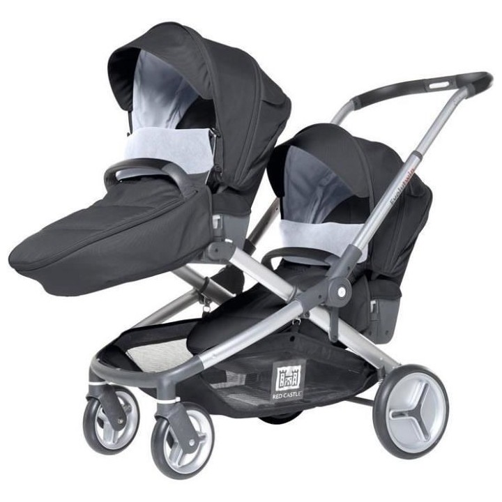 RED CASTLE Poussette double Evolutwin - Des la naissance - Jusqu'a 15k