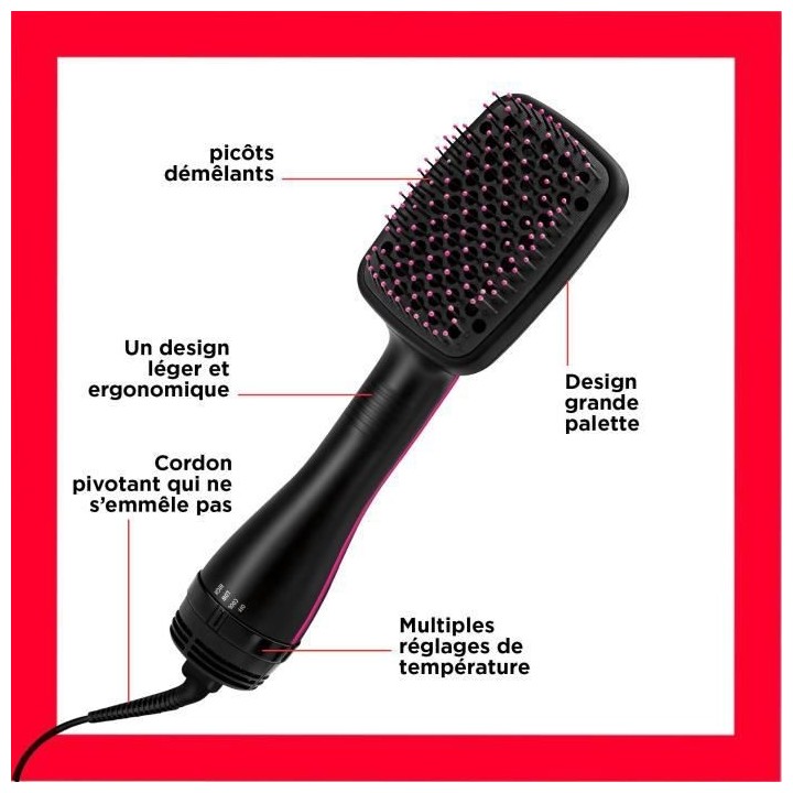 Seche-cheveux lissant REVLON RVDR5212E3 - Salon One-Step