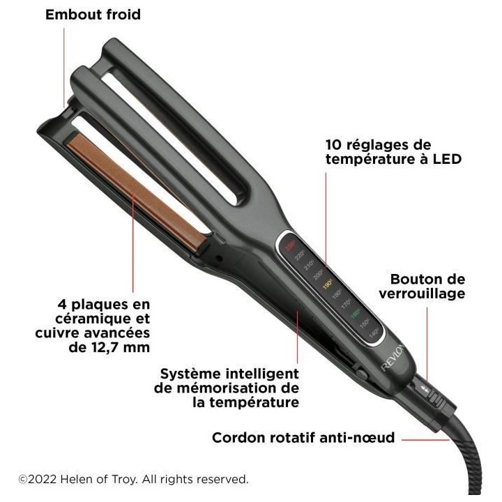 Lisseur double plaque REVLON RVST2204