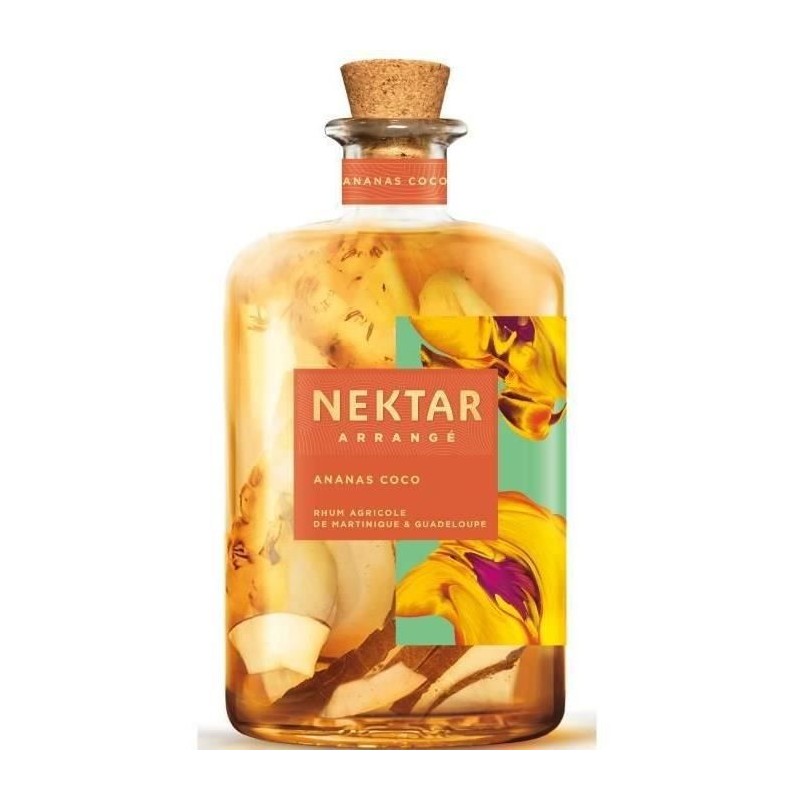 Nektar - Rhum arrangé - Ananas Coco - 28,0% Vol. - 70 cl