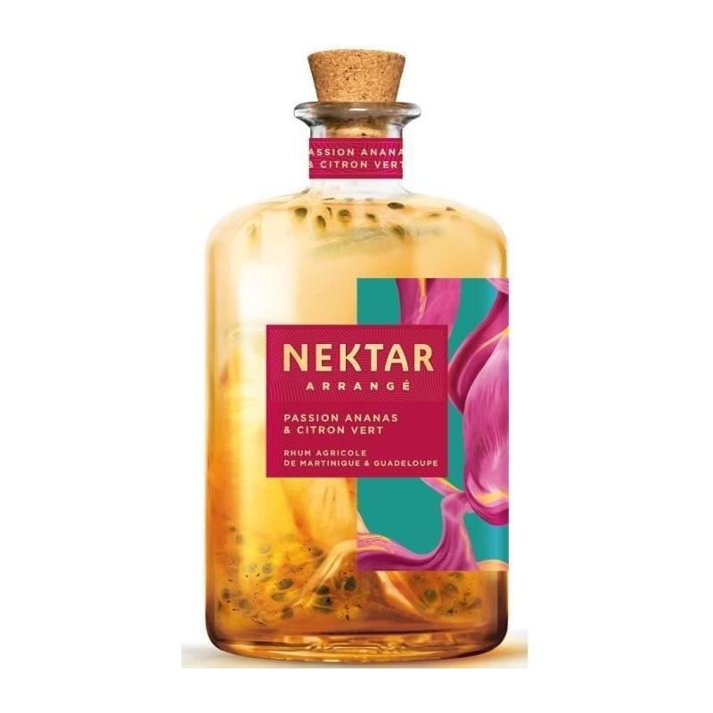 Nektar - Rhum arrangé - Passion Ananas & Citron Vert - 28,0% Vol. - 70 cl