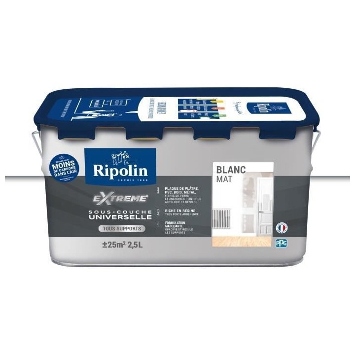 Sous-couche universelle Extreme - Blanc mat - RIPOLIN - 2,5 L