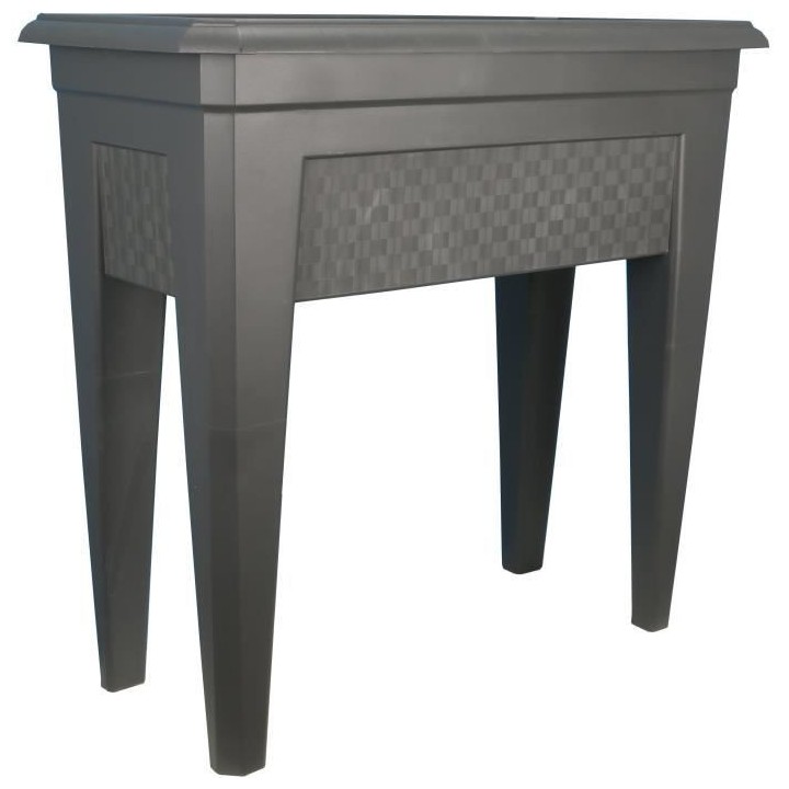 Bac a fleurs IZIGARDEN - 60 cm - Gris