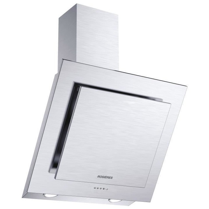 Hotte décorative ROSIeRES RDX6MX - L 60 cm - Inox - 66 dB - 4 vitesse