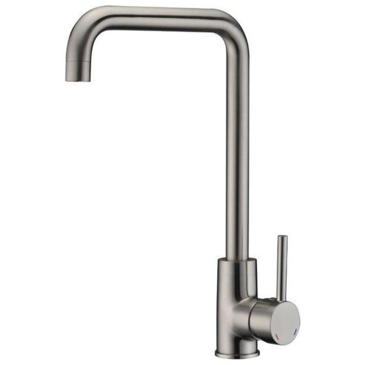 ROUSSEAU Robinet mitigeur de cuisine Kiloo - Sans douchette - Gris ino