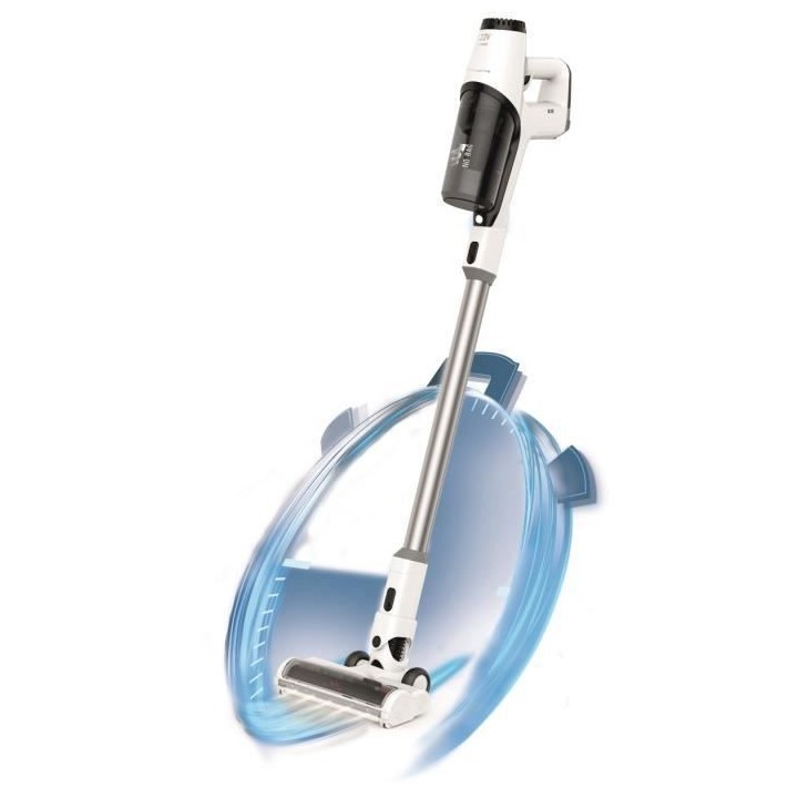 ROWENTA Aspirateur balai sans fil, Autonomie jusqu'a 1h30, 2 batteries