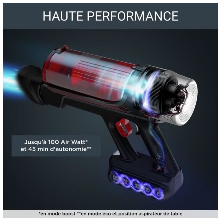 ROWENTA X-Force Flex 9.60 RH2078WO Aspirateur Balai sans fil multifonc