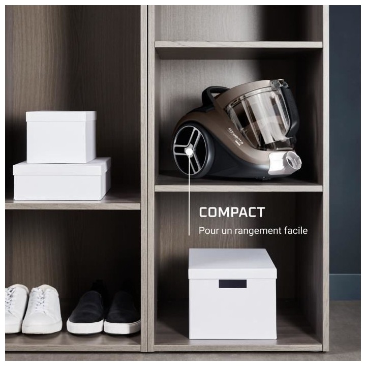 ROWENTA RO4B50EA Aspirateur sans sac, Basse consommation 900 W max, Ha
