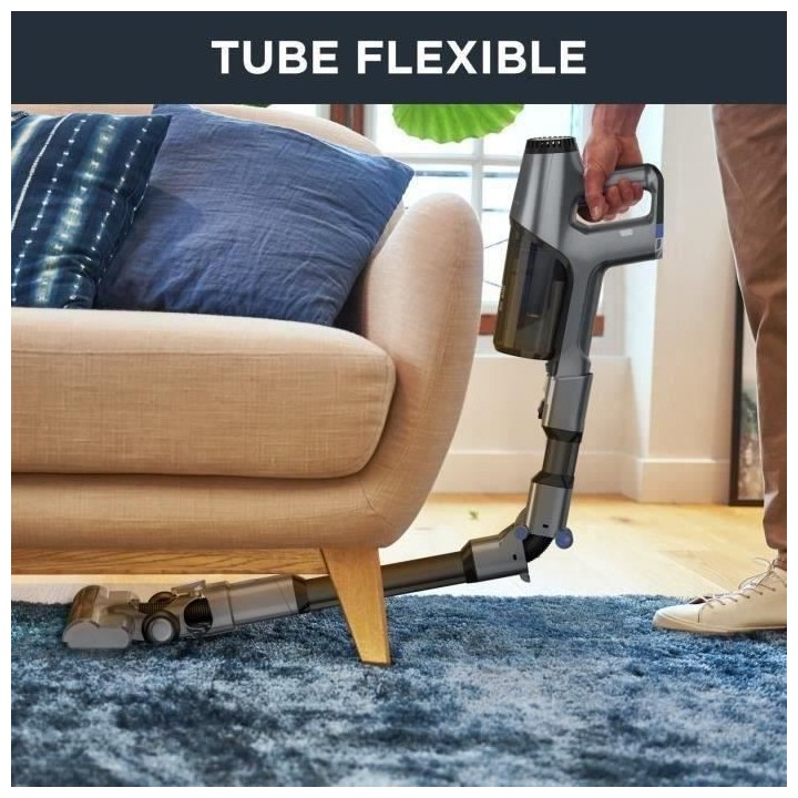 ROWENTA X-Pert 3.60, Aspirateur balai sans fil multifonction, Tube fle