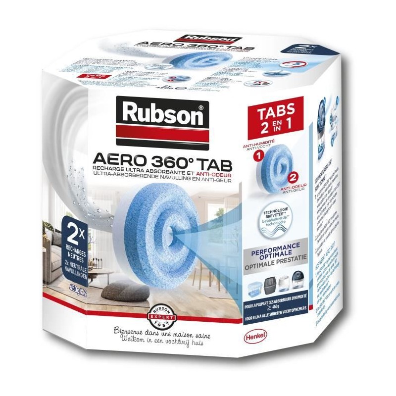 2 recharges aero 360 x 12 - RUBSON