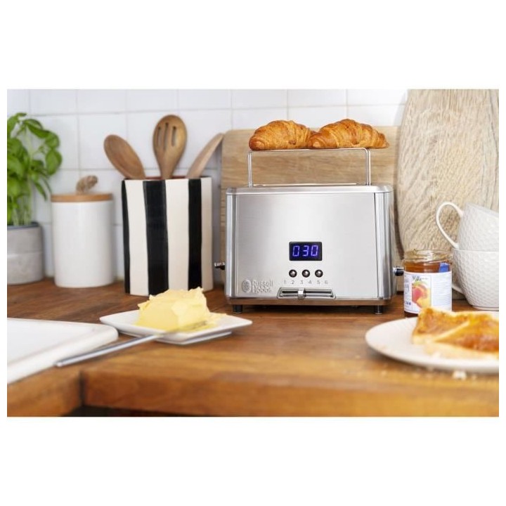 RUSSELL HOBBS 24200-56 Toaster Grille-Pain Compact Home, Température