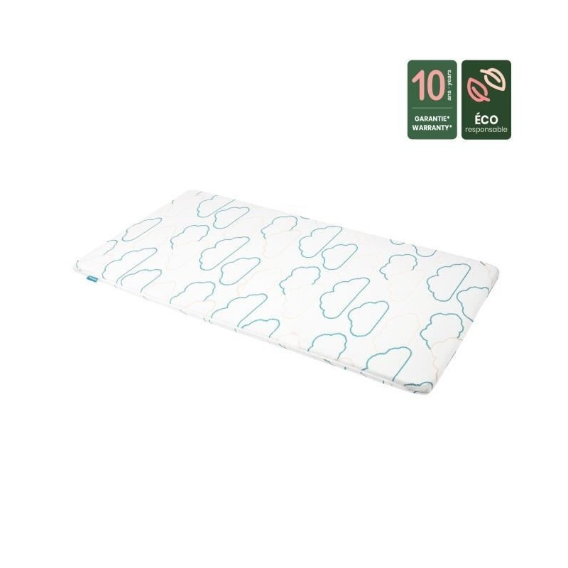 Babymoov Matelas de voyage Cosy'Lite Nomad 60x120cm, oeko Tex, Eco-conçu, Fabriqué au Portugal