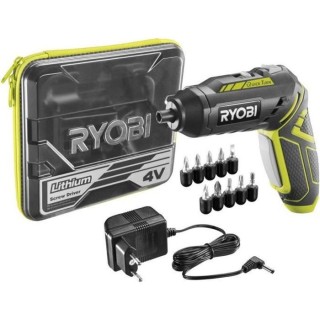 Tournevis sans fil RYOBI 4V 1.3Ah - 2 vitesses 5 accessoires R4SDP-L13