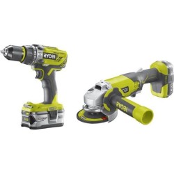 RYOBI Pack 2 outils sans...