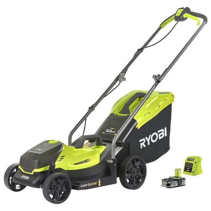 Tondeuse a batterie Ryobi One+ RLM18C33B25 - 33cm - chargeur et batter