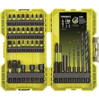 Coffret empilable impact RYOBI 38 accessoires perçage-vissage-boulonn