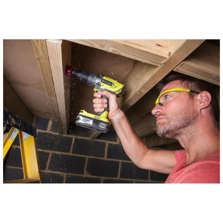 Perceuse Visseuse sans fil 18V RYOBI One+ R18DD3-220SA59 - 2 batteries