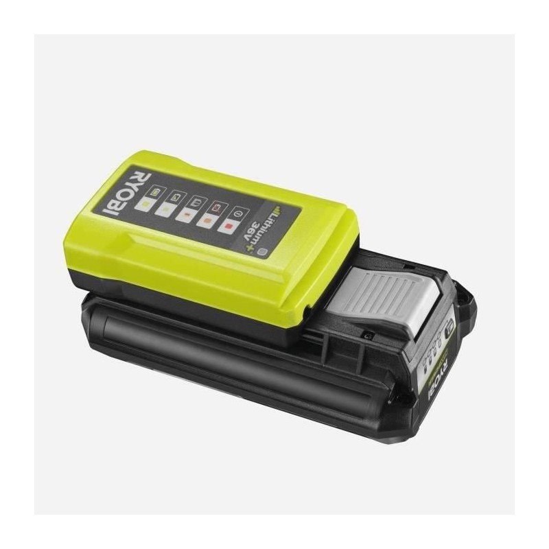 1 batterie lithium+ 36V - 2,0 Ah et 1 chargeur standard 1,7 A RYOBI MAXPOWER