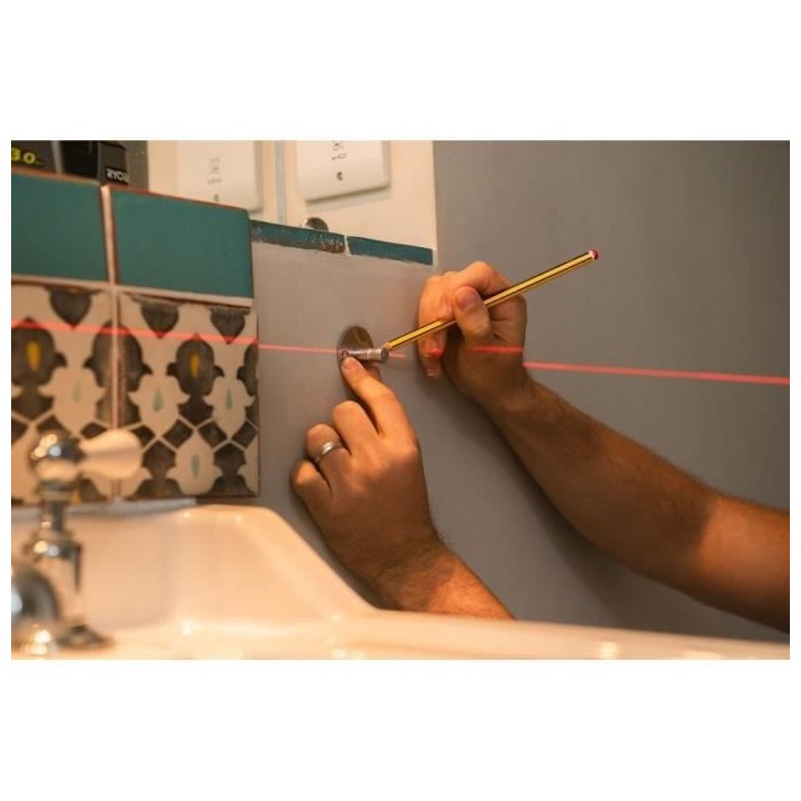 RYOBI Laser croix rouge - portée 10m - RBCLLR1