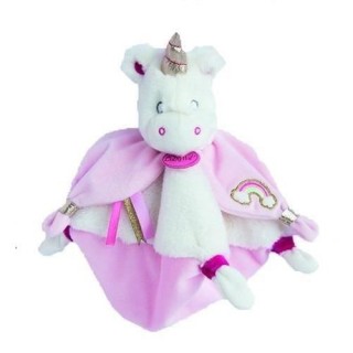 BABY NAT' Poupi et poussieres d'étoiles - Doudou Licorne Poussiere d'