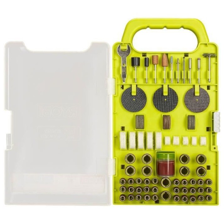 RYOBI Kit de 115 accessoires pour multitool RAKRT155